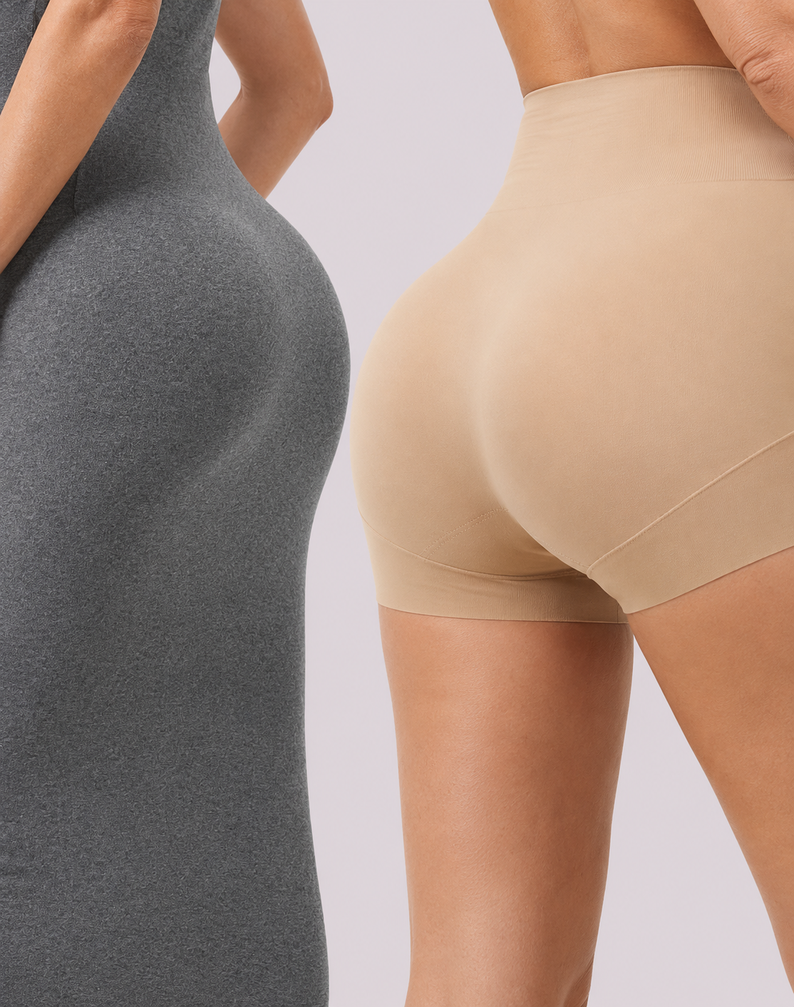 Tummy-Control X-Compression High-Waist Seamless Shaper Shorts