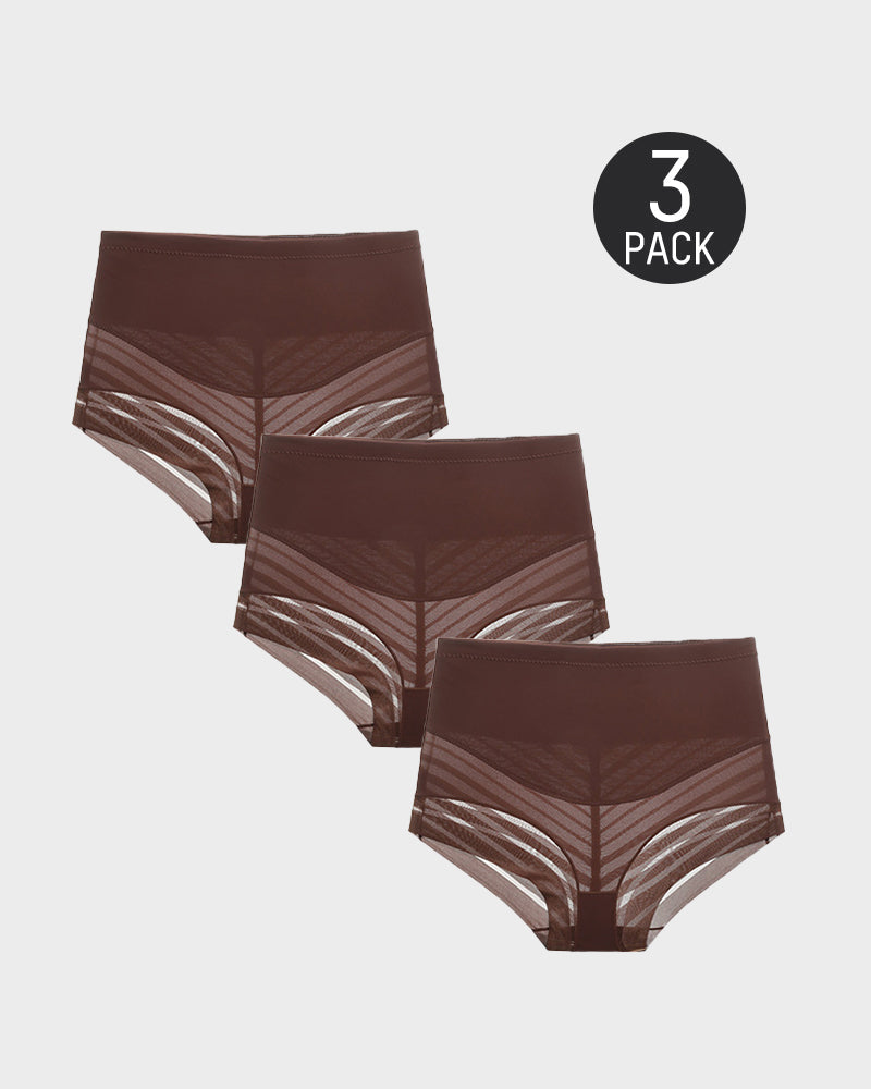 Curve-Enhancing High-Waist Mesh Boyshort Shapewear