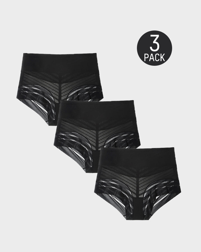 Curve-Enhancing High-Waist Mesh Boyshort Shapewear