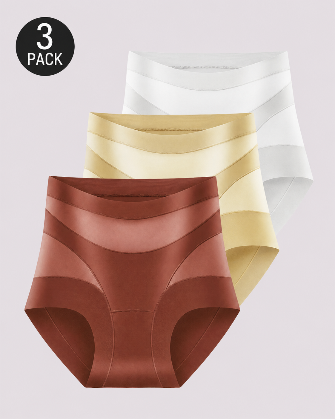 Sculpting High-Rise Sheer Panel Control Briefs