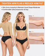 Arm Shaper Compression Sleeves with Front Closure