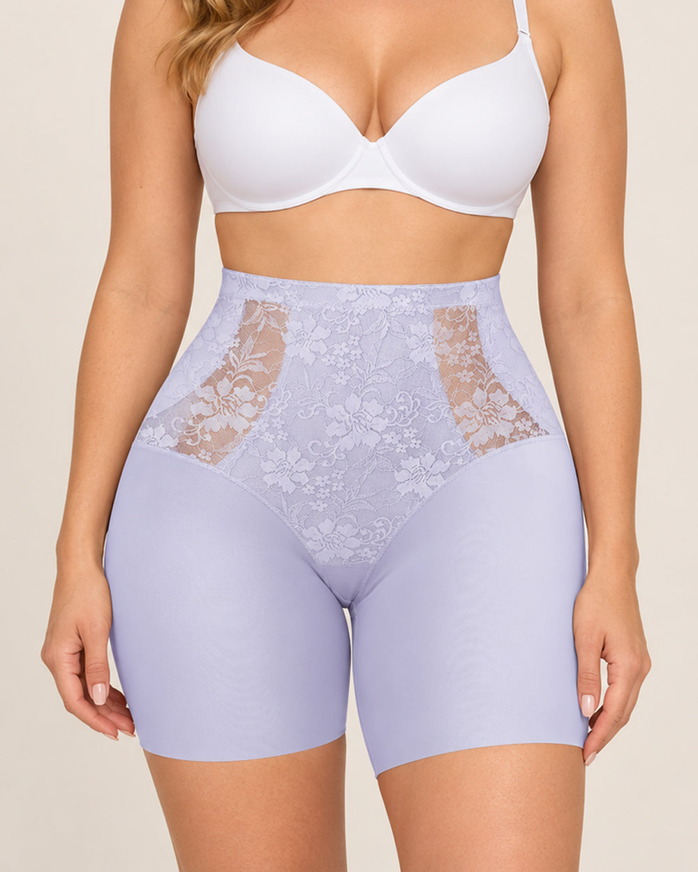 Butt Lifting Lace Panel Shaping Shorts Main image
