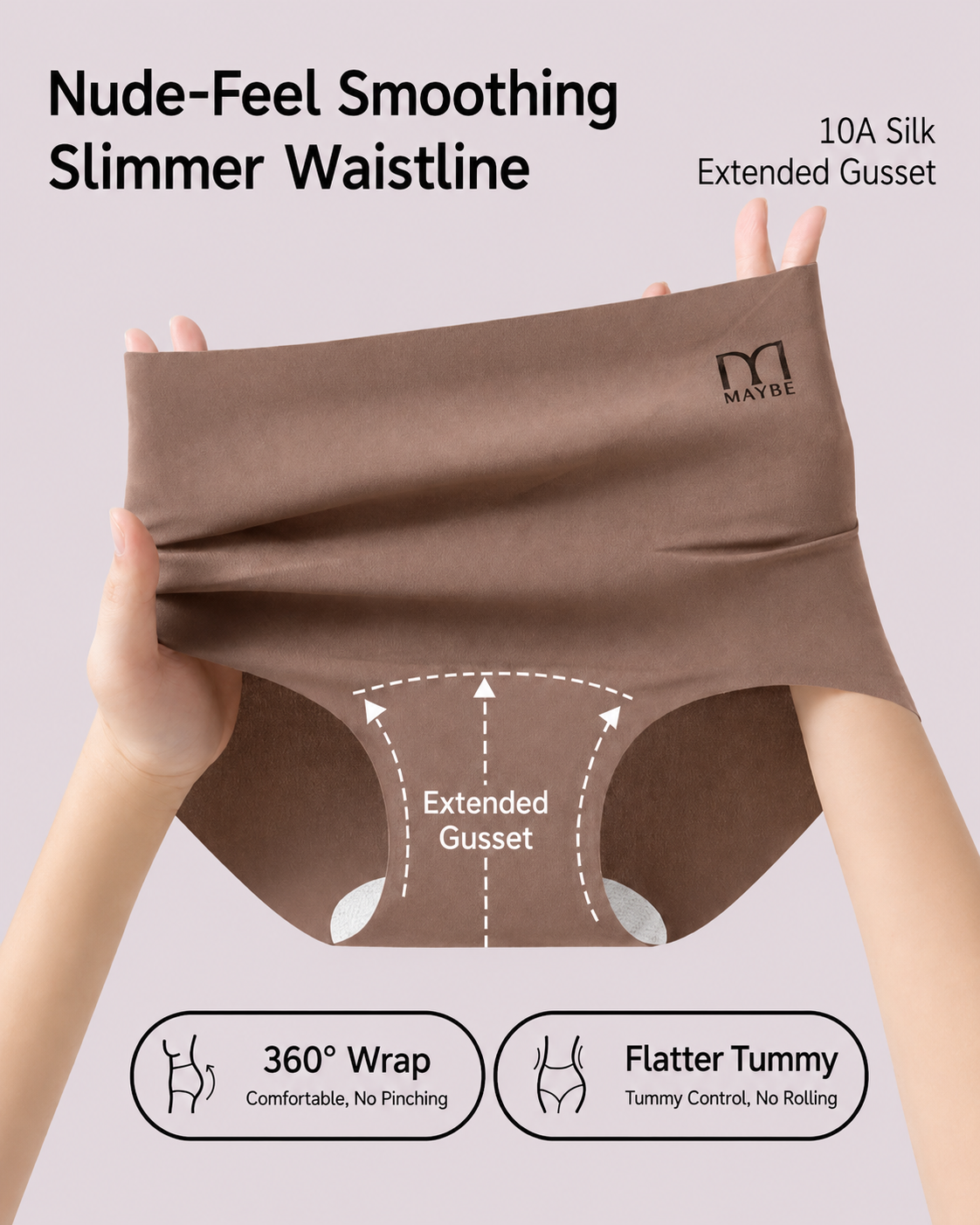 Light Tummy-Control High-Waist X-Shaping Briefs