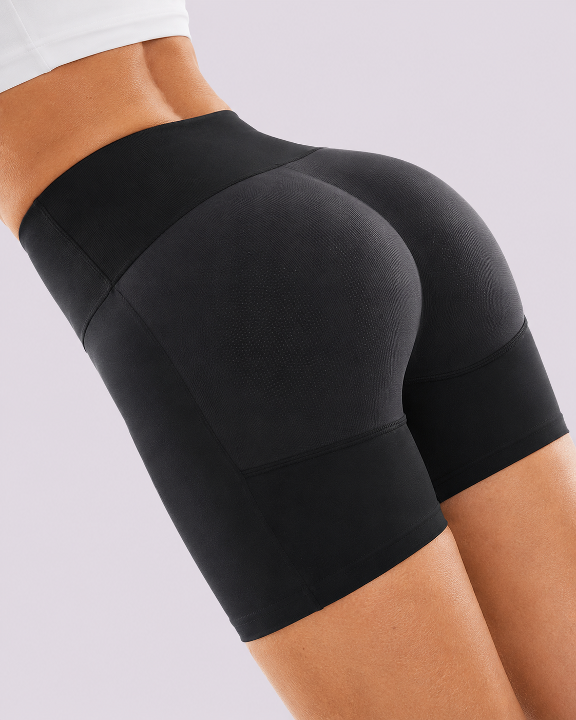 Butt-Lifting High-Waist Padded Thigh-Slimming Shaper Shorts