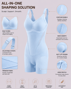Ultra-thin Breathable Seamless Tummy Control Easy-to-Wear Shapewear Bodysuit