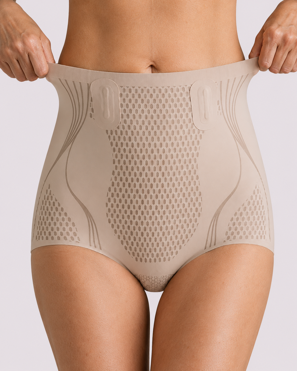 Breathable High-Waist Support Compression Briefs