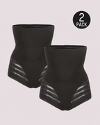 Waist-Sculpting High-Rise Mesh Butt-Lift Shaper Shorts
