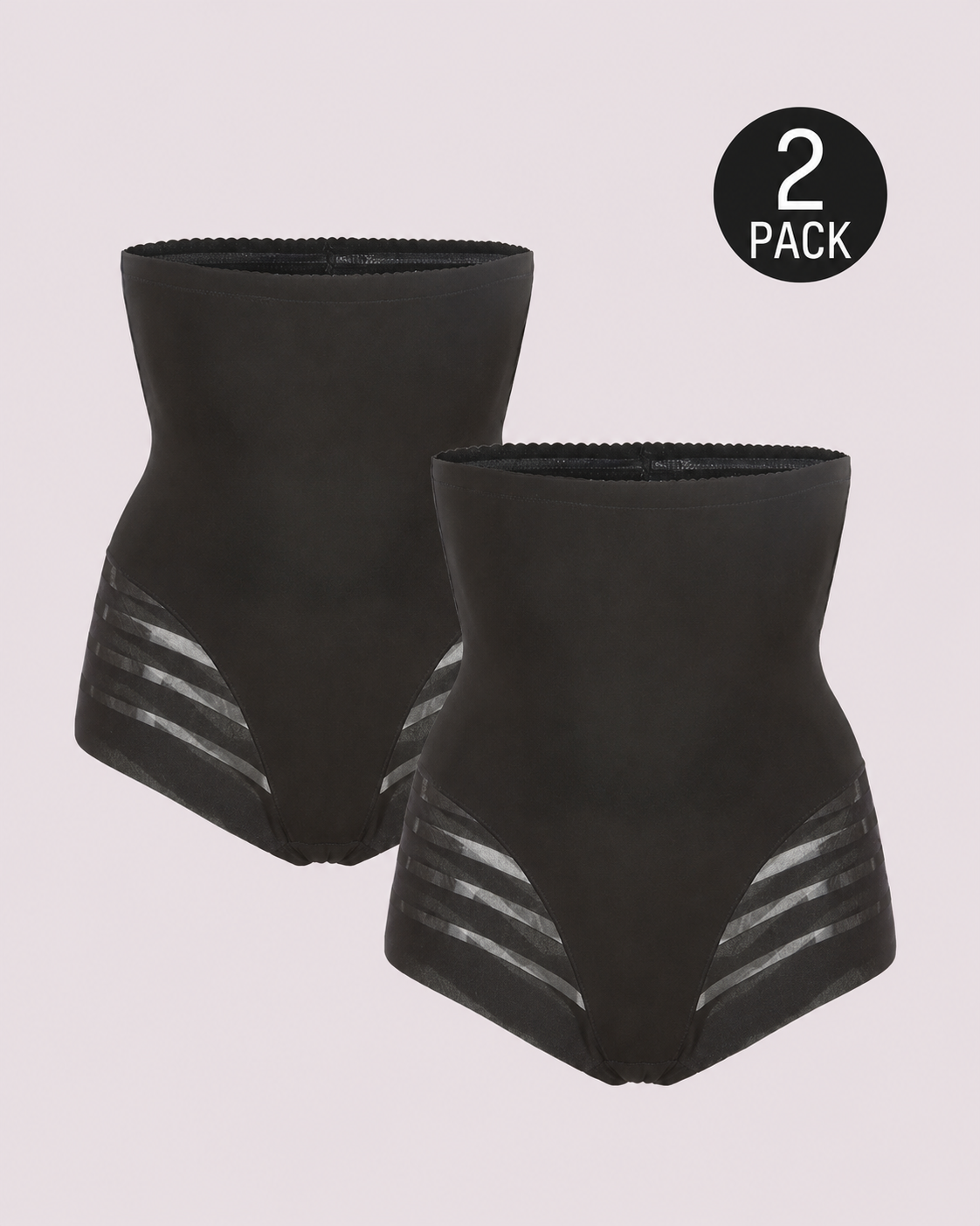 Waist-Sculpting High-Rise Mesh Butt-Lift Shaper Shorts