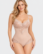 Lace Tummy Control Sculpting Shaping Bodysuit