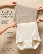 Ice Silk High Waist Tummy Control Shaping Panties