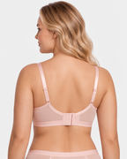 Floral Lace Plunge V-Neck Support Bra