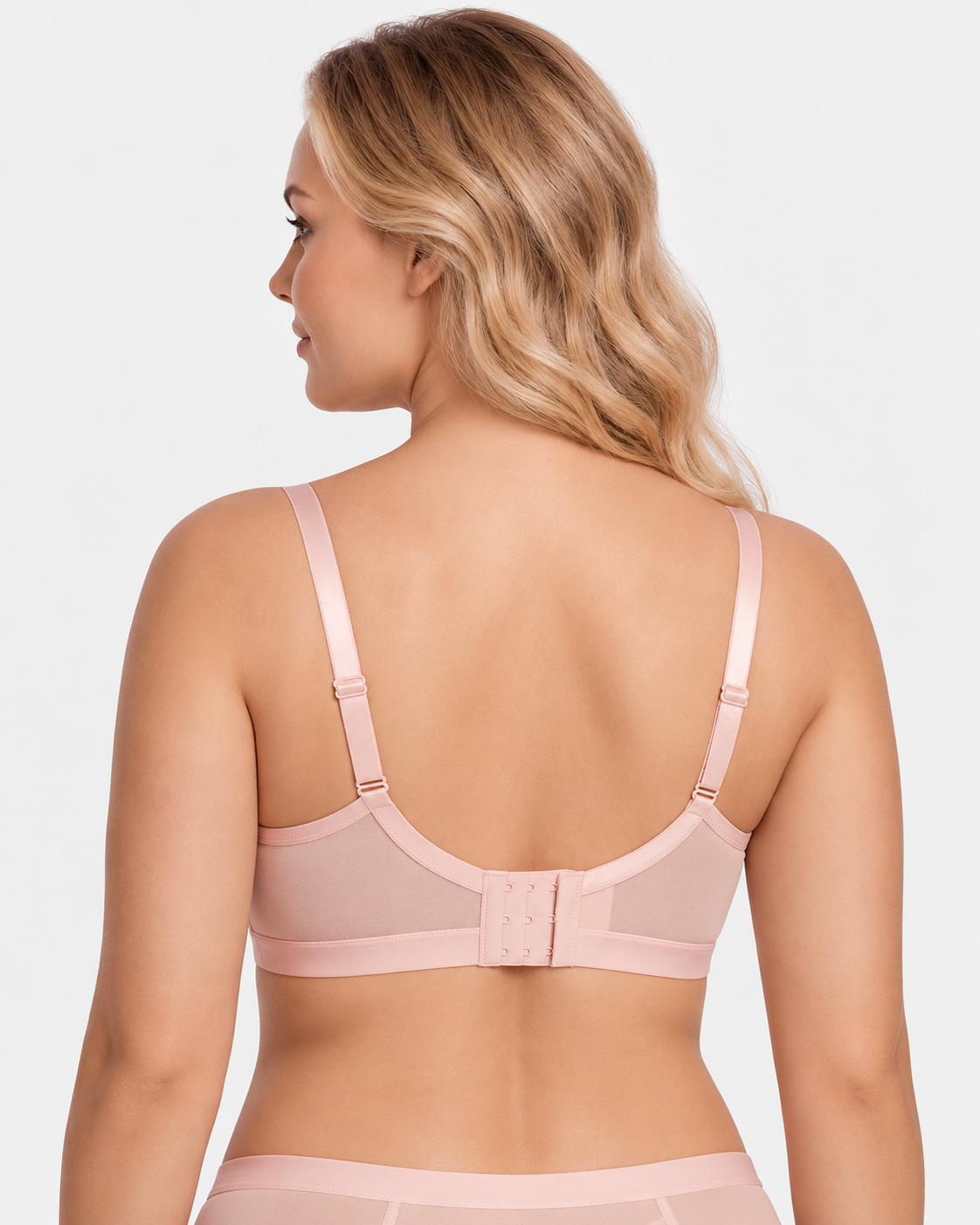 Floral Lace Plunge V-Neck Support Bra