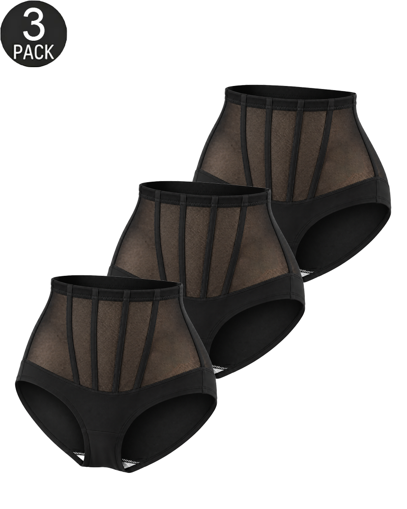 Tummy Control Mesh Shaping Panties