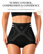 Ice Silk High Waist Tummy Control Shaping Panties