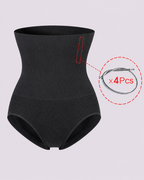 Waist-Slimming High-Rise Ribbed Butt-Lift Shaping Panties