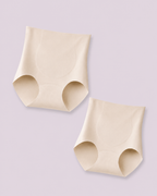Tummy-Flattening High-Waist Seamless Sculpting Briefs