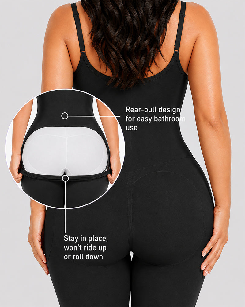 Front Zipper Tummy Control Easy-to-Wear Body Shaper
