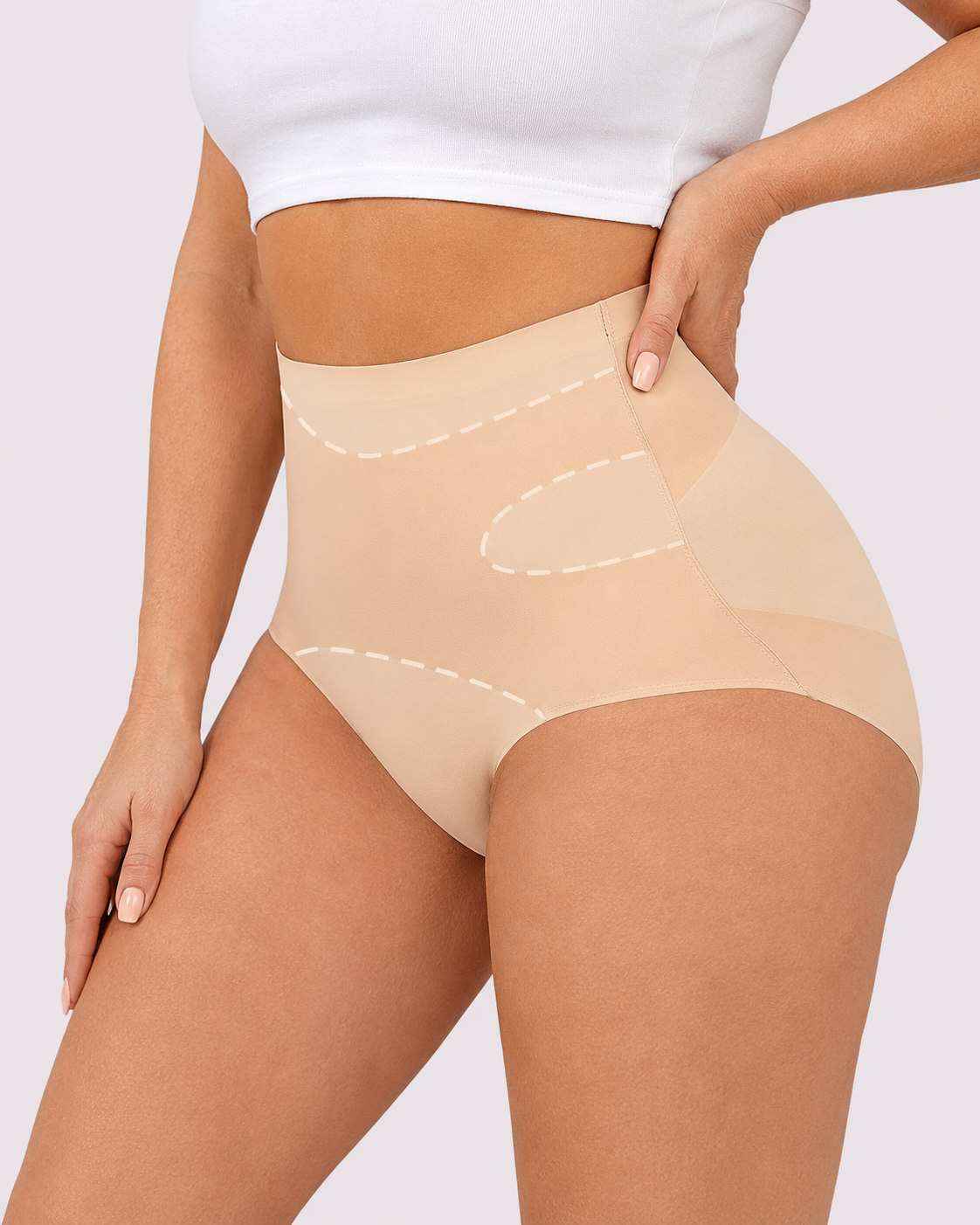 Butt-Lifting High-Rise Seamless Shaping Briefs