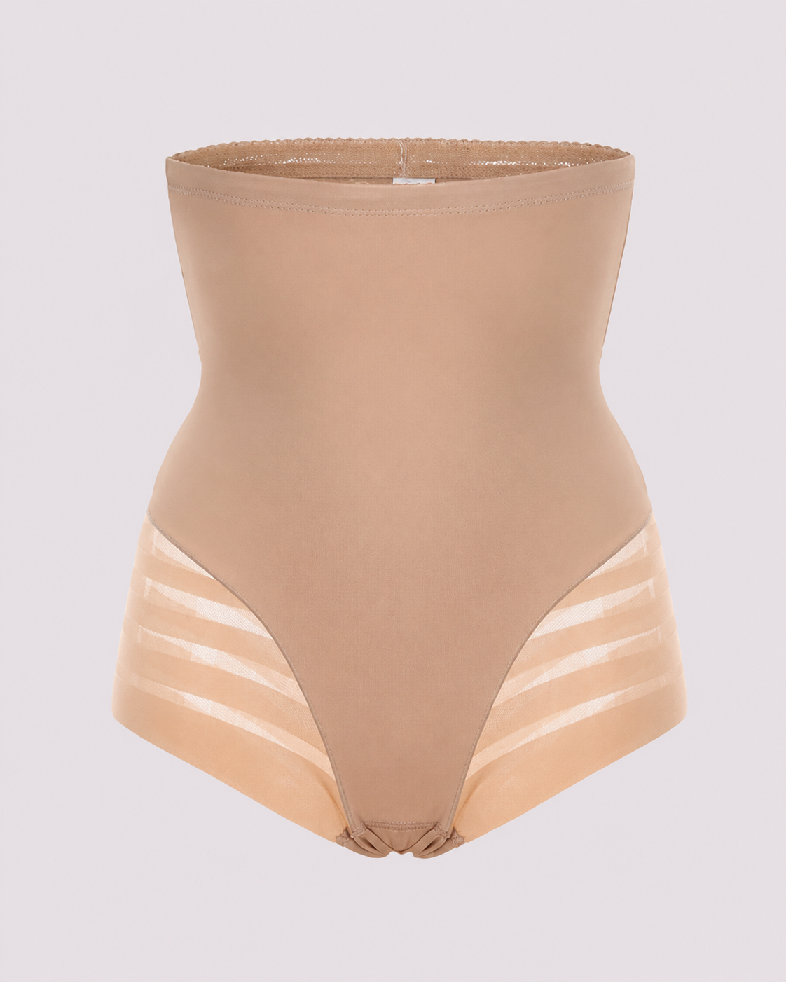 Waist-Sculpting High-Rise Mesh Butt-Lift Shaper Shorts