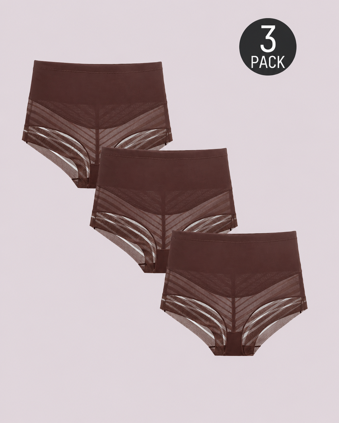 Curve-Enhancing High-Waist Mesh Boyshort Shapewear