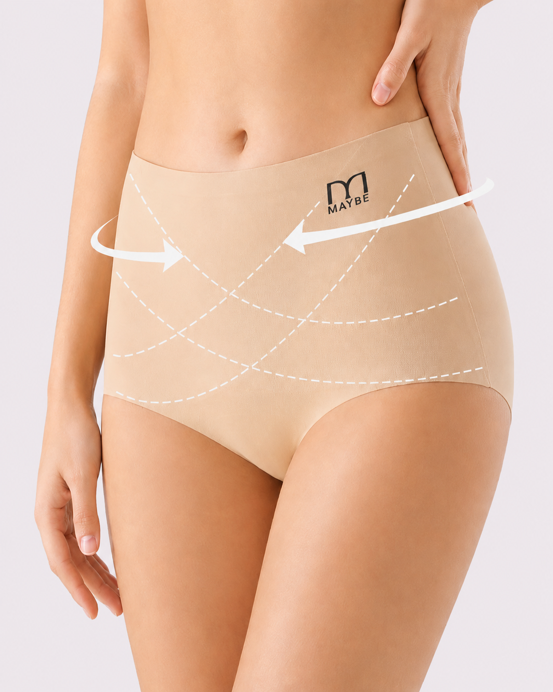 Light Tummy-Control High-Waist X-Shaping Briefs