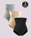 Waist-Slimming High-Rise Ribbed Butt-Lift Shaping Panties