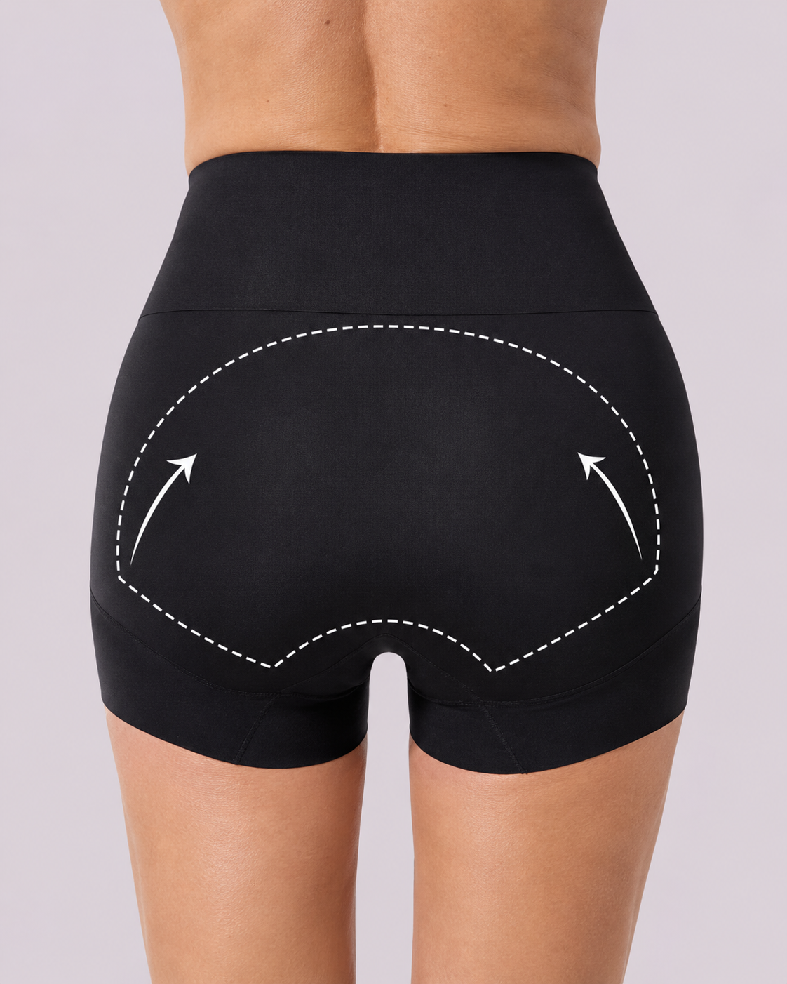 Tummy-Control X-Compression High-Waist Seamless Shaper Shorts