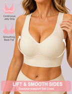 Wireless Push Up Seamless Full Coverage Bra