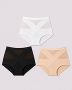 Tummy Control Cross-Compression Seamless Briefs