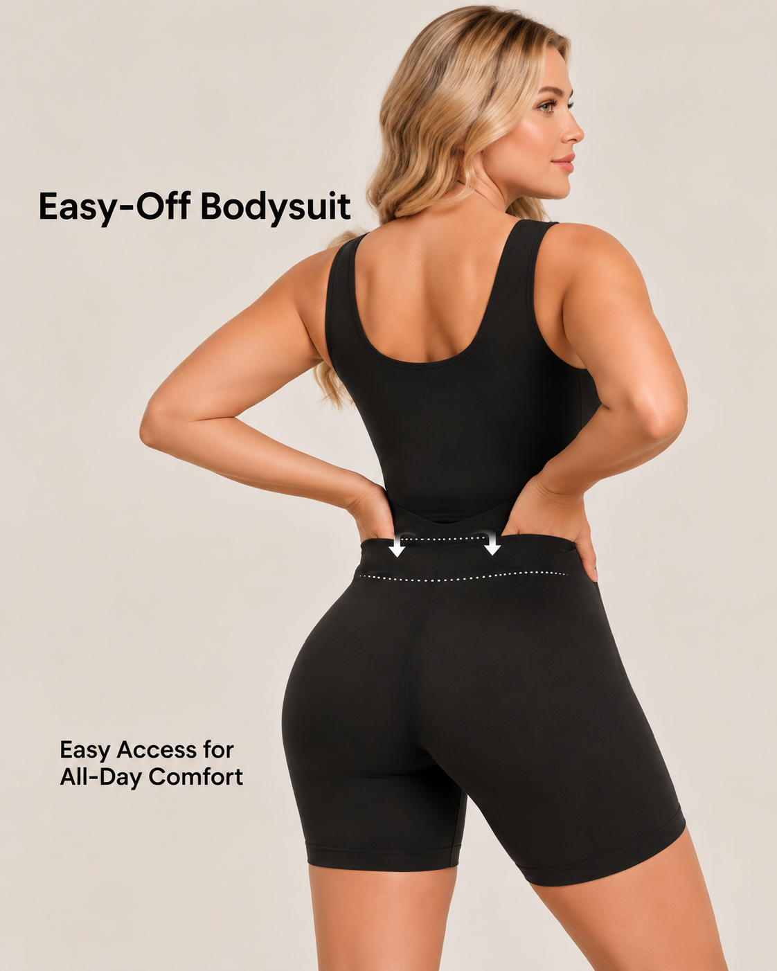 Easy-Off Drop-Seat Tummy Control Body Shaper
