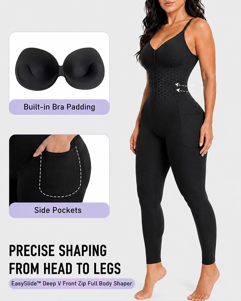 Front Zipper Tummy Control Easy-to-Wear Body Shaper Secondary image