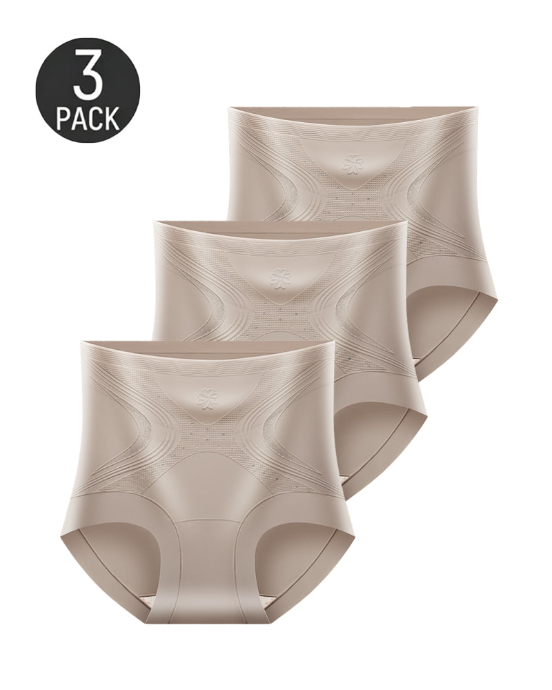 Ice Silk High Waist Tummy Control Shaping Panties
