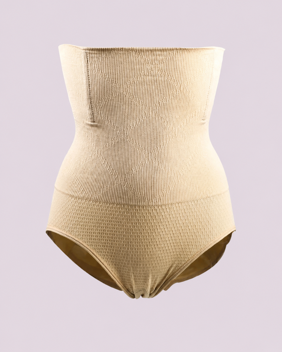 Waist-Slimming High-Rise Ribbed Butt-Lift Shaping Panties