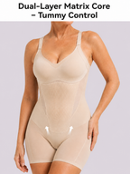 Ultra-thin Breathable Seamless Tummy Control Easy-to-Wear Shapewear Bodysuit