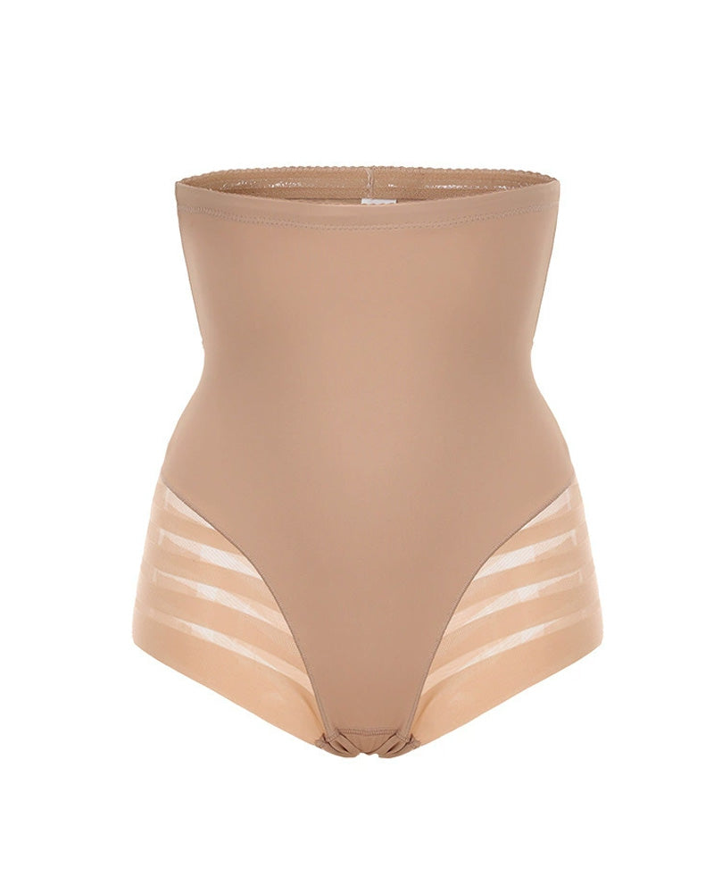 Waist-Sculpting High-Rise Mesh Butt-Lift Shaper Shorts