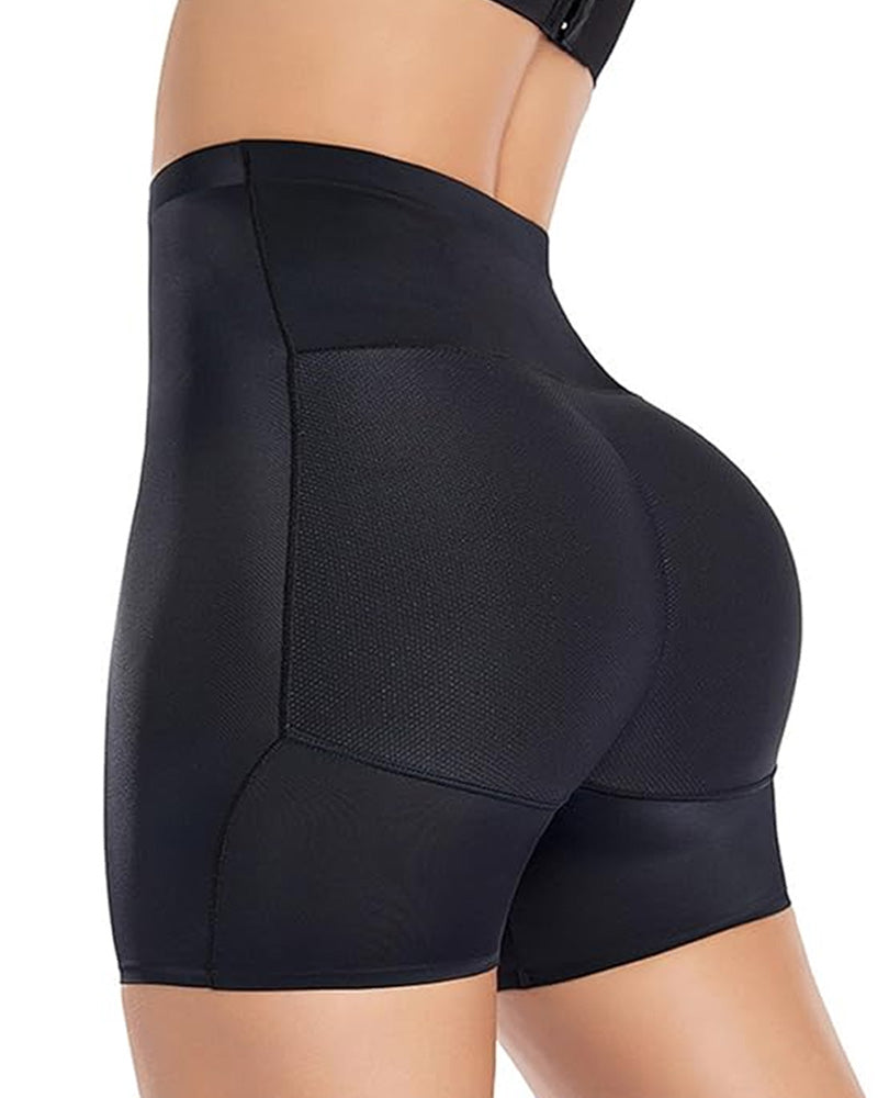 Butt-Lifting High-Waist Padded Thigh-Slimming Shaper Shorts