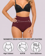 Butt-Lifting Double-Layer High-Waist Shaping Panties