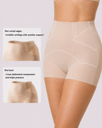 Tummy-Control X-Compression High-Waist Seamless Shaper Shorts