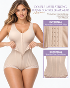 Waist Sculpting Lace Trim Full Body Shaper