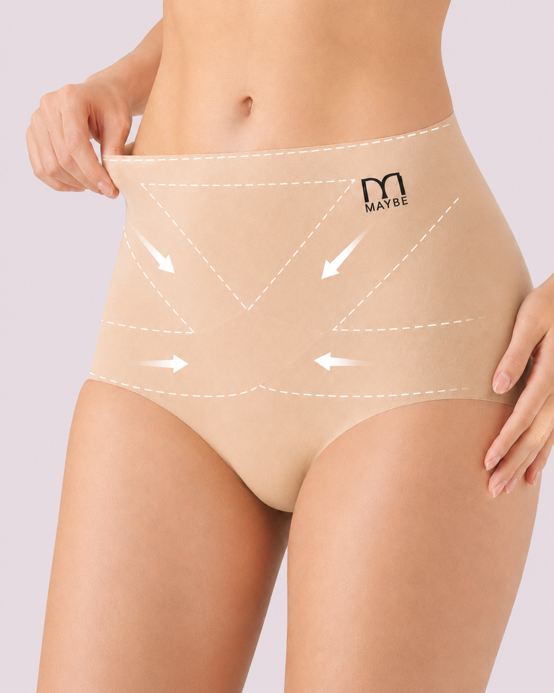 Light Tummy-Control High-Waist X-Shaping Briefs