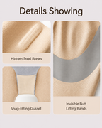 Medium Compression Breathable High-Waist Shaper Shorts