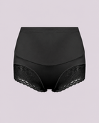 Tummy Control High-Waist Lace Panel Shaping Briefs