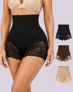 High Waist Tummy Control Shapewear Underwear Seamless Elastic Lace Panties