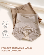 High Waist Cross Compression Shaping Panties
