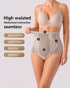 Breathable High-Waist Support Compression Briefs