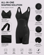 Ultra-thin Breathable Seamless Tummy Control Easy-to-Wear Shapewear Bodysuit