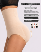 Waist-Slimming High-Rise Ribbed Butt-Lift Shaping Panties