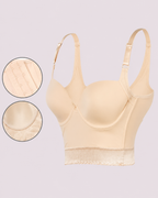 Push-Up Longline Underwire Support Bra