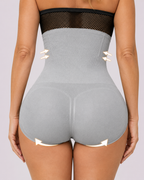 Waist-Slimming High-Rise Ribbed Butt-Lift Shaping Panties