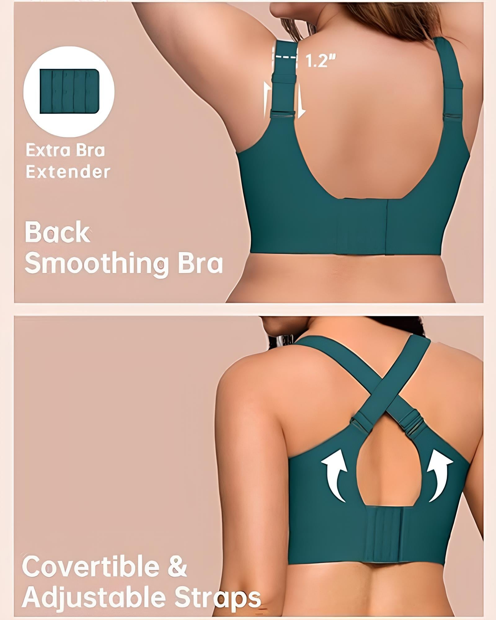 Wireless Lift Wide-Strap Seamless Jelly Support Bra